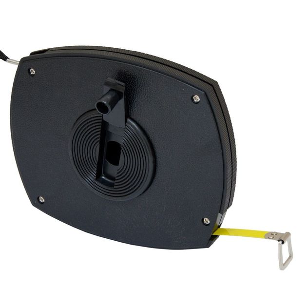 Рулетка сталева стрічка 50м*10мм (чорна) SIGMA (3816501), фото , зображення 3 | SNABZHENIE.com.ua Рулетка сталева стрічка 50м*10мм (чорна) SIGMA (3816501), фото , зображення 3 | SNABZHENIE.com.ua