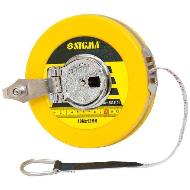 Рулетка стекловолокно 10м*13мм SIGMA (3831101), фото , зображення 2 | SNABZHENIE.com.ua Рулетка стекловолокно 10м*13мм SIGMA (3831101), фото , зображення 2 | SNABZHENIE.com.ua