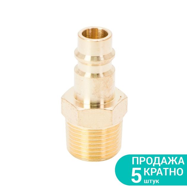 Штуцер MT 3/8 с наружной резьбой (латунь) SIGMA (7022521), фото  | SNABZHENIE.com.ua