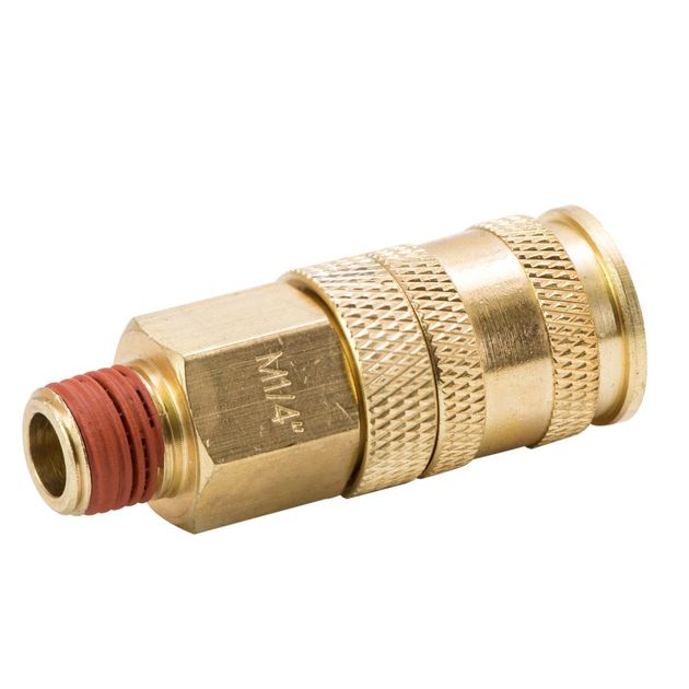 З'єднання швидкознімне посилене з фіксатором MT 1/4 (латунь) SIGMA (7021611), фото , зображення 4 | SNABZHENIE.com.ua З'єднання швидкознімне посилене з фіксатором MT 1/4 (латунь) SIGMA (7021611), фото , зображення 4 | SNABZHENIE.com.ua