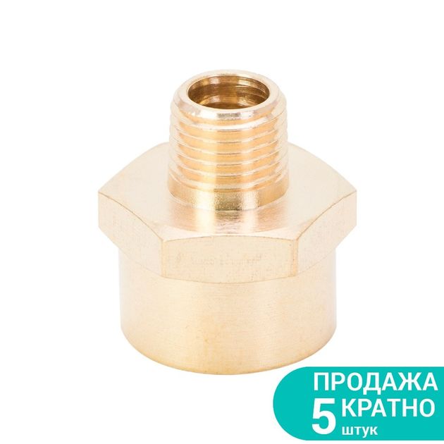 З'єднання подовжене MT 1/4 × FT 1/2 (латунь) SIGMA (7025721), фото  | SNABZHENIE.com.ua