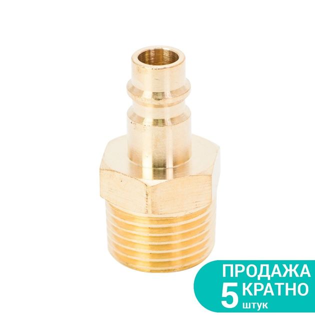 Штуцер MT 1/2 с наружной резьбой (латунь) SIGMA (7022531), фото  | SNABZHENIE.com.ua