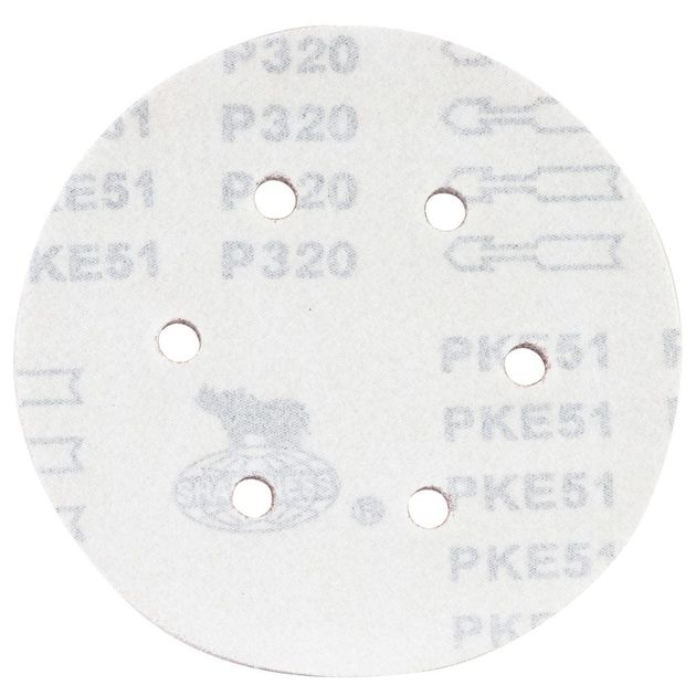 Шлифовальный круг 150мм P320 6 отверстий (10шт) SIGMA, фото , изображение 2 | SNABZHENIE.com.ua Шлифовальный круг 150мм P320 6 отверстий (10шт) SIGMA, фото , изображение 2 | SNABZHENIE.com.ua