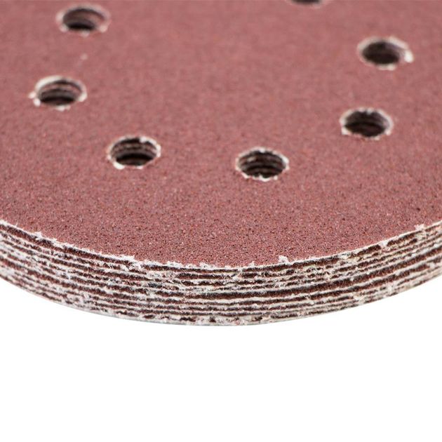 Шліфувальний круг 8 отворів Ø125мм P60 (10шт) SIGMA (9122641), фото , зображення 4 | SNABZHENIE.com.ua Шліфувальний круг 8 отворів Ø125мм P60 (10шт) SIGMA (9122641), фото , зображення 4 | SNABZHENIE.com.ua