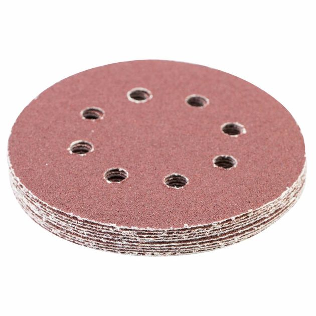 Шліфувальний круг 8 отворів Ø125мм P60 (10шт) SIGMA (9122641), фото , зображення 3 | SNABZHENIE.com.ua Шліфувальний круг 8 отворів Ø125мм P60 (10шт) SIGMA (9122641), фото , зображення 3 | SNABZHENIE.com.ua