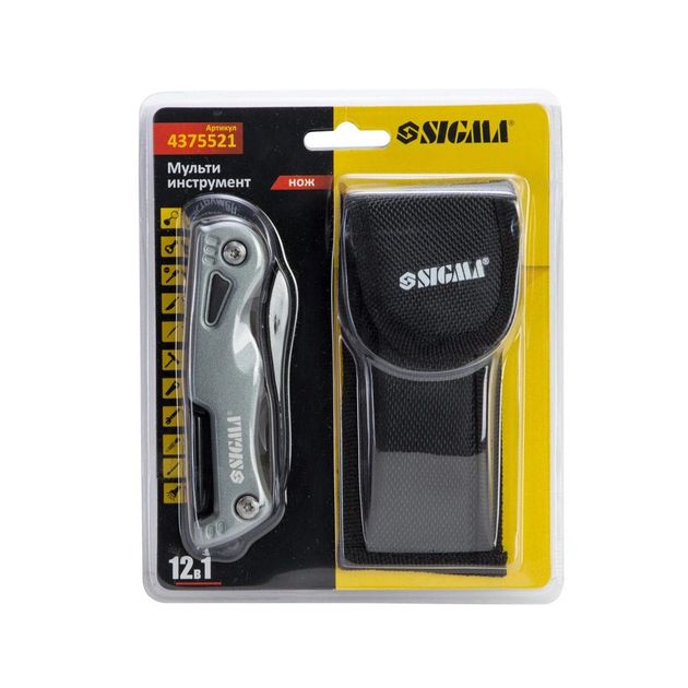 Мультиинструмент нож 12 в 1 с чехлом SIGMA (4375521), фото , изображение 4 | SNABZHENIE.com.ua Мультиинструмент нож 12 в 1 с чехлом SIGMA (4375521), фото , изображение 4 | SNABZHENIE.com.ua