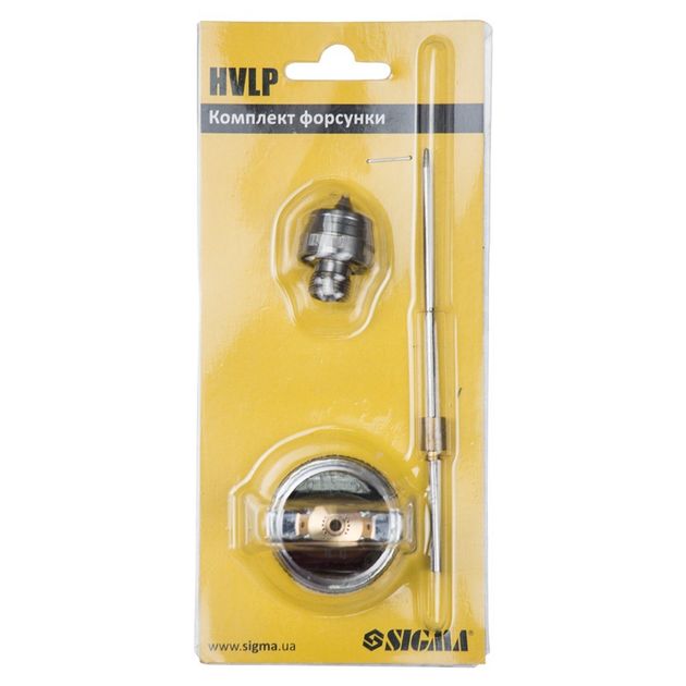 Комплект форсунки HVLP Ø1.7мм для SIGMA 6812051, 6812131, 6812141, 6812151 (6817391), фото , зображення 2 | SNABZHENIE.com.ua Комплект форсунки HVLP Ø1.7мм для SIGMA 6812051, 6812131, 6812141, 6812151 (6817391), фото , зображення 2 | SNABZHENIE.com.ua