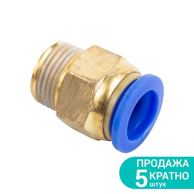 Штуцер цанговый прямой Ø12мм МТ 1/4 SIGMA (7026971), фото  | SNABZHENIE.com.ua