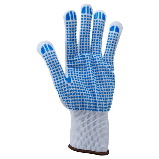 Перчатки трикотажные белые с ПВХ покрытием SIGMA (9442421), фото , изображение 2 | SNABZHENIE.com.ua