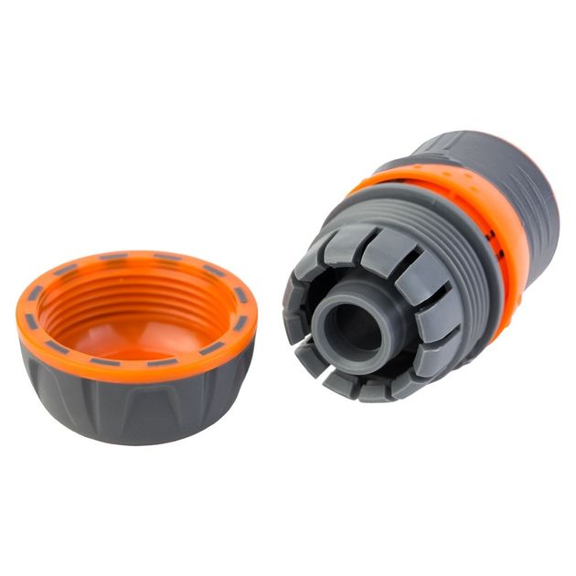 Коннектор 1/2" для шланга 3/4" с замком FLORA (ABS+TPR), фото , изображение 4 | SNABZHENIE.com.ua Коннектор 1/2" для шланга 3/4" с замком FLORA (ABS+TPR), фото , изображение 4 | SNABZHENIE.com.ua