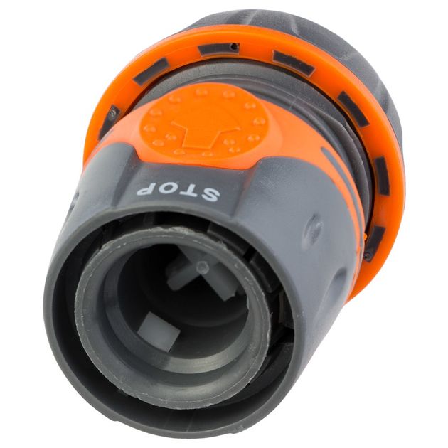 Коннектор 1/2" аквастоп для шланга 3/4" FLORA (ABS+TPR), фото , изображение 7 | SNABZHENIE.com.ua Коннектор 1/2" аквастоп для шланга 3/4" FLORA (ABS+TPR), фото , изображение 7 | SNABZHENIE.com.ua