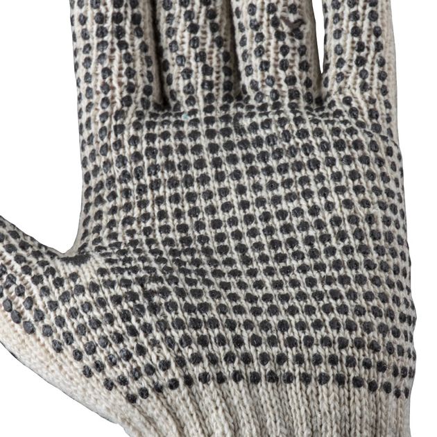 Перчатки трикотажные ПВХ покрытие р9 SIGMA (двухсторонние манжет), фото , изображение 2 | SNABZHENIE.com.ua