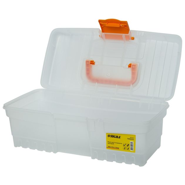 Набір прозорих ящиків для інструмента 2в1 300*155*110мм, 400*205*147мм SIGMA (7404221), фото , зображення 6 | SNABZHENIE.com.ua Набір прозорих ящиків для інструмента 2в1 300*155*110мм, 400*205*147мм SIGMA (7404221), фото , зображення 6 | SNABZHENIE.com.ua