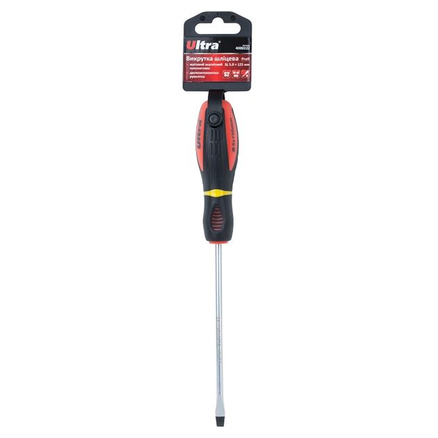 Шлицевая отвертка SL 5.0*125мм S2 Profi ULTRA (4000222), фото , изображение 5 | SNABZHENIE.com.ua Шлицевая отвертка SL 5.0*125мм S2 Profi ULTRA (4000222), фото , изображение 5 | SNABZHENIE.com.ua