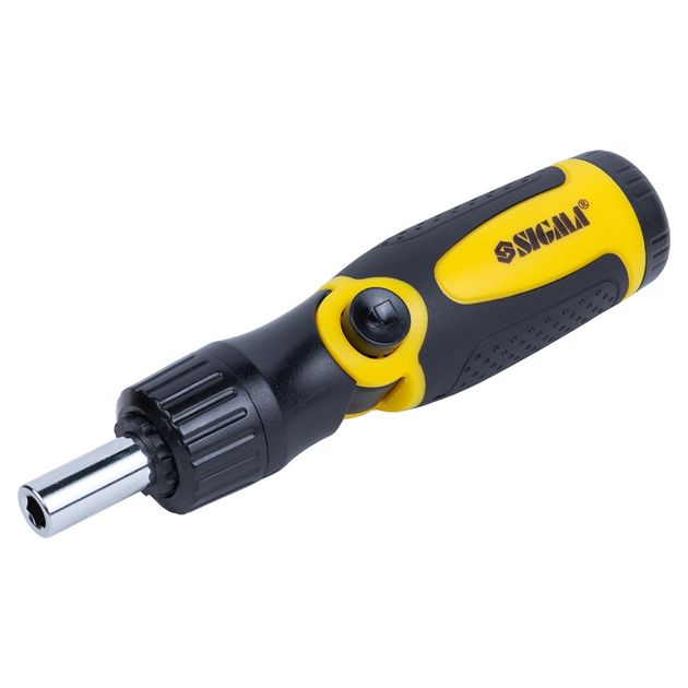 Отвертка з реверсом ломаною + біти 12 шт CrV SIGMA (4001961), фото , зображення 7 | SNABZHENIE.com.ua Отвертка з реверсом ломаною + біти 12 шт CrV SIGMA (4001961), фото , зображення 7 | SNABZHENIE.com.ua