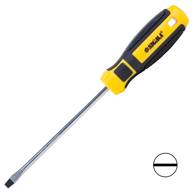 Отвертка шлицевая SL 5.0*125мм CrV Mega SIGMA, фото  | SNABZHENIE.com.ua
