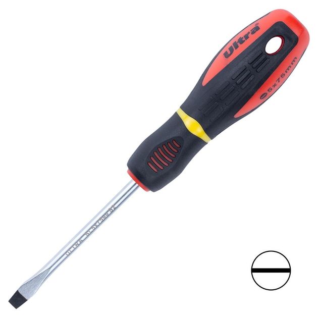 Шлицевая отвертка SL 5.0*75мм S2 Profi ULTRA (4000202), фото  | SNABZHENIE.com.ua