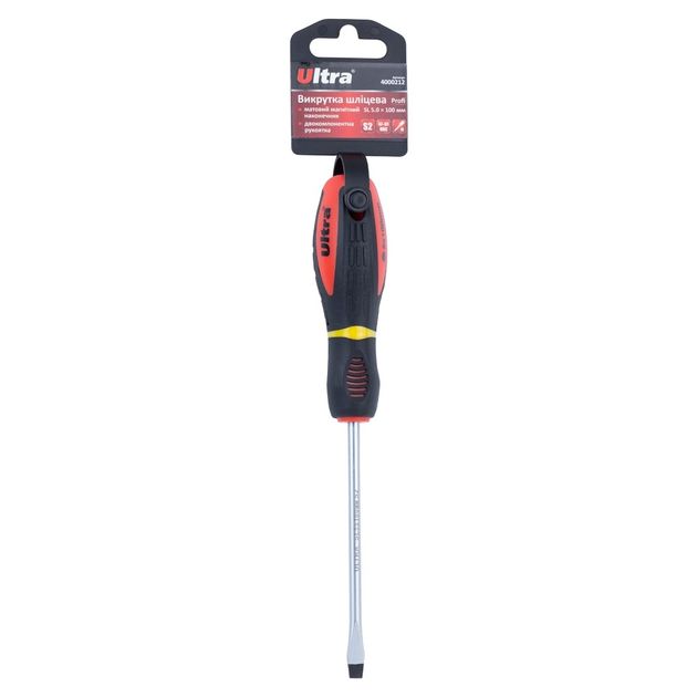 Шлицевая отвертка SL 5.0*100мм S2 Profi ULTRA (4000212), фото , изображение 5 | SNABZHENIE.com.ua Шлицевая отвертка SL 5.0*100мм S2 Profi ULTRA (4000212), фото , изображение 5 | SNABZHENIE.com.ua
