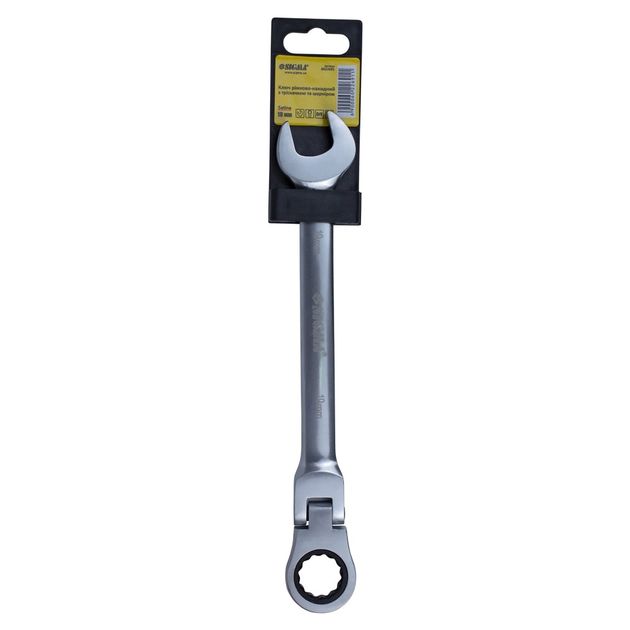 Ключ рожково-накидной трещоточный 19мм CrV satine SIGMA, фото , изображение 3 | SNABZHENIE.com.ua Ключ рожково-накидной трещоточный 19мм CrV satine SIGMA, фото , изображение 3 | SNABZHENIE.com.ua