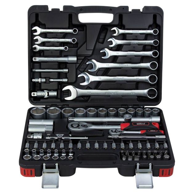 Набор бит и торцевых насадок 1/4", 1/2" 82 шт CrV ULTRA, фото , изображение 2 | SNABZHENIE.com.ua Набор бит и торцевых насадок 1/4", 1/2" 82 шт CrV ULTRA, фото , изображение 2 | SNABZHENIE.com.ua