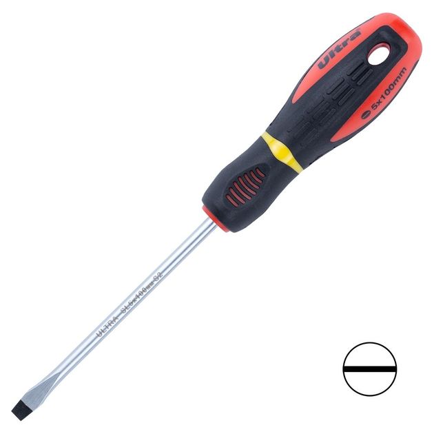 Шлицевая отвертка SL 5.0*100мм S2 Profi ULTRA (4000212), фото  | SNABZHENIE.com.ua