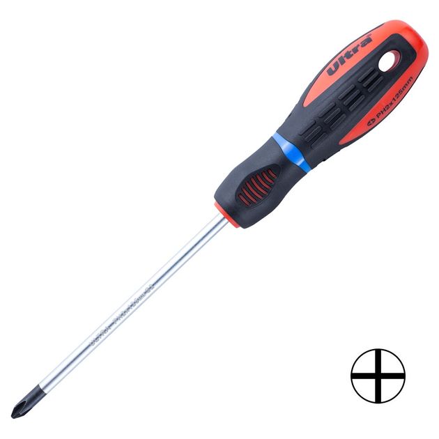 Отвертка крестовая PH 2*125мм S2 Profi ULTRA, фото  | SNABZHENIE.com.ua