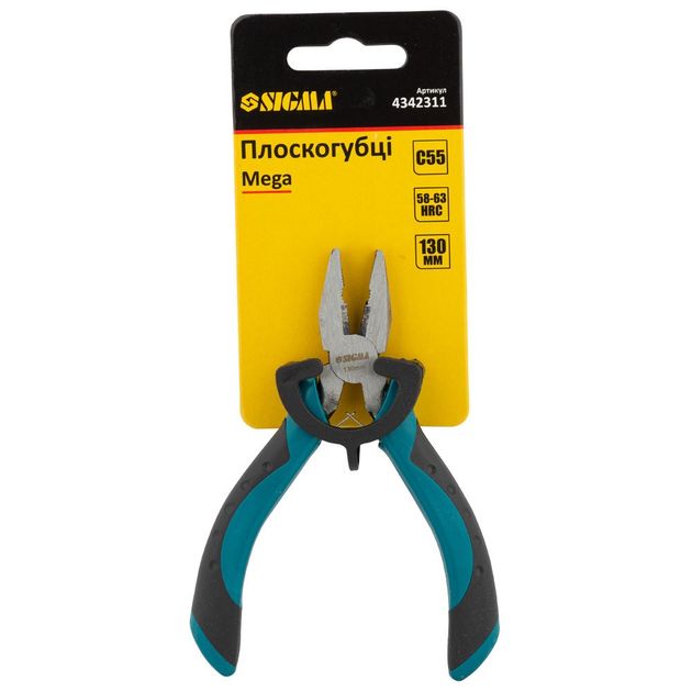 Плоскогубці 130мм Mega SIGMA (4342311), фото , зображення 3 | SNABZHENIE.com.ua Плоскогубці 130мм Mega SIGMA (4342311), фото , зображення 3 | SNABZHENIE.com.ua