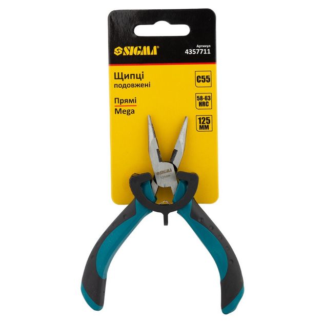 Довгогубці прямі 125мм Mega SIGMA (4357711), фото , зображення 3 | SNABZHENIE.com.ua Довгогубці прямі 125мм Mega SIGMA (4357711), фото , зображення 3 | SNABZHENIE.com.ua