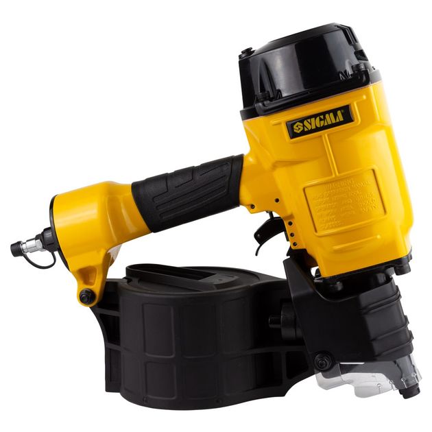 Пневмопістолет гвоздезабивний катушечний 1.56л/удар 8бар гвозди 45-70мм SIGMA (6713511), фото , зображення 5 | SNABZHENIE.com.ua