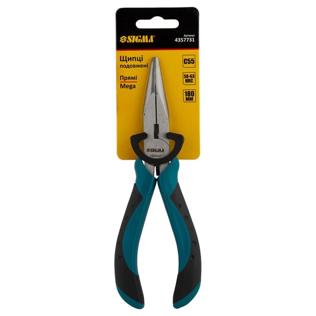 Длинногубцы прямые 180мм Mega SIGMA, фото , изображение 3 | SNABZHENIE.com.ua Длинногубцы прямые 180мм Mega SIGMA, фото , изображение 3 | SNABZHENIE.com.ua