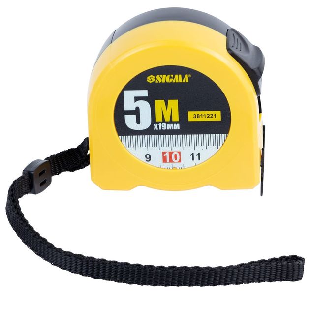 Рулетка SIGMA Color 5м*19мм (3811221), фото , изображение 3 | SNABZHENIE.com.ua Рулетка SIGMA Color 5м*19мм (3811221), фото , изображение 3 | SNABZHENIE.com.ua
