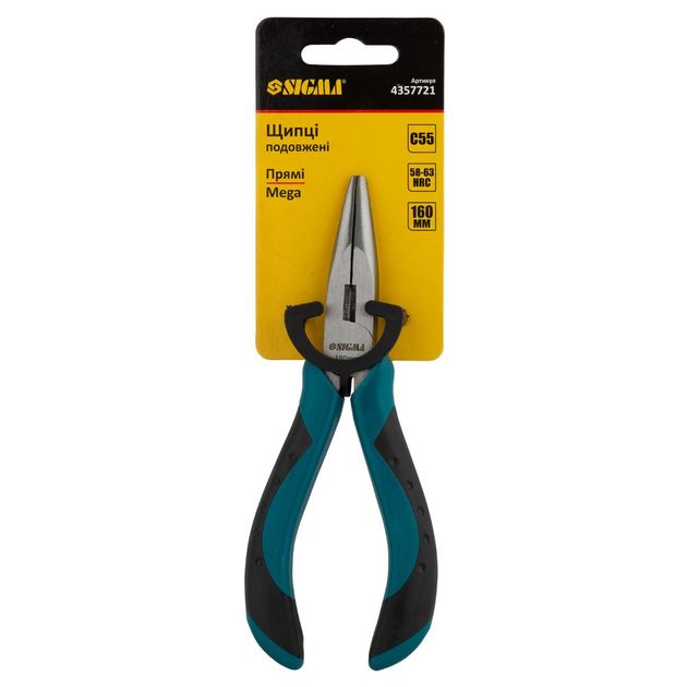 Длинногубці прямі 160мм Mega SIGMA (4357721), фото , зображення 3 | SNABZHENIE.com.ua Длинногубці прямі 160мм Mega SIGMA (4357721), фото , зображення 3 | SNABZHENIE.com.ua