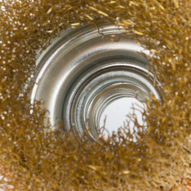 Щетка проволочная чашеобразная 65мм М14 GRAD (латунированная), фото , изображение 3 | SNABZHENIE.com.ua Щетка проволочная чашеобразная 65мм М14 GRAD (латунированная), фото , изображение 3 | SNABZHENIE.com.ua