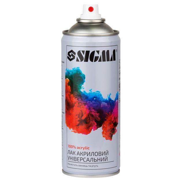 Лак акриловый в аэрозоле 400мл матовый прозрачный SIGMA, фото , изображение 2 | SNABZHENIE.com.ua Лак акриловый в аэрозоле 400мл матовый прозрачный SIGMA, фото , изображение 2 | SNABZHENIE.com.ua