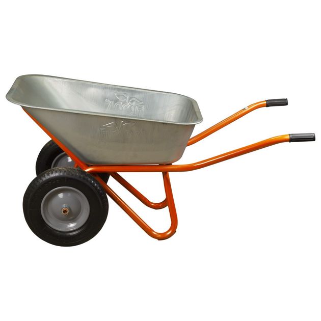 Строительная тачка 100л 320кг с колесом 15 FLORA (5056714), фото , изображение 2 | SNABZHENIE.com.ua Строительная тачка 100л 320кг с колесом 15 FLORA (5056714), фото , изображение 2 | SNABZHENIE.com.ua