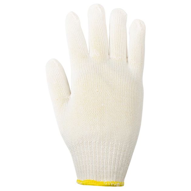 Перчатки трикотажные белые без ПВХ покрытия р10 Мастер GRAD, фото , изображение 4 | SNABZHENIE.com.ua