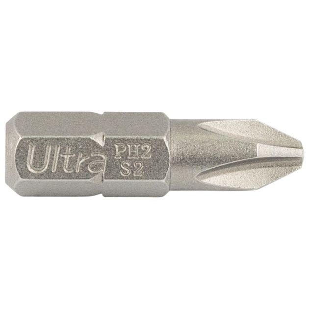 Биты PH2 25мм 10шт S2 (блистер) ULTRA (4014652), фото , изображение 3 | SNABZHENIE.com.ua Биты PH2 25мм 10шт S2 (блистер) ULTRA (4014652), фото , изображение 3 | SNABZHENIE.com.ua