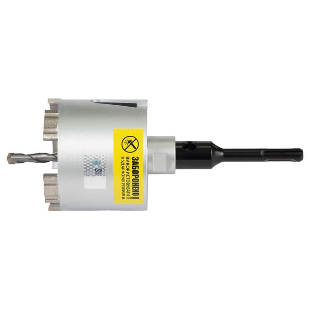 Коронка алмазная по бетону 82мм с хвостовиком 110мм М16 SDS-plus, фото , изображение 4 | SNABZHENIE.com.ua