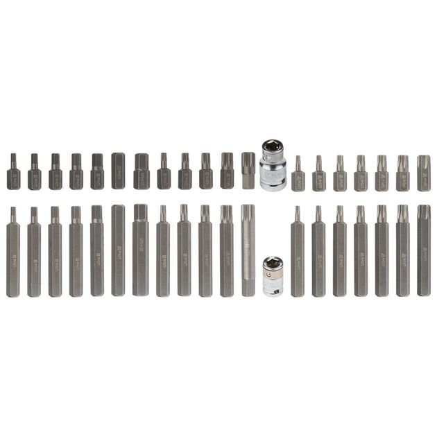 Набор бит HEX TORX Spline 10мм 40шт S2 в металлическом кейсе ULTRA, фото , изображение 2 | SNABZHENIE.com.ua Набор бит HEX TORX Spline 10мм 40шт S2 в металлическом кейсе ULTRA, фото , изображение 2 | SNABZHENIE.com.ua