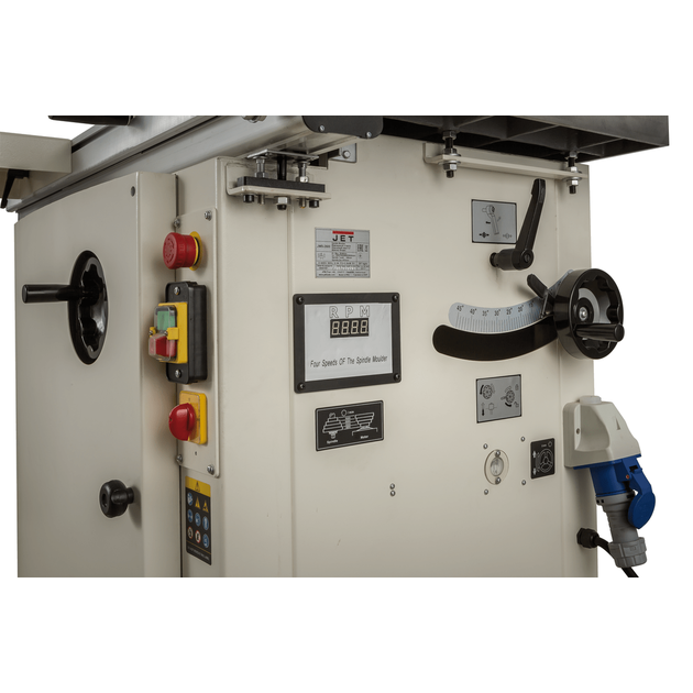 Фрезерний верстат JET JWS-2600 400В, 2,8(2,1) кВт; стіл- 1000х 360мм, фрез Ø≤200мм, фото , зображення 5 | SNABZHENIE.com.ua