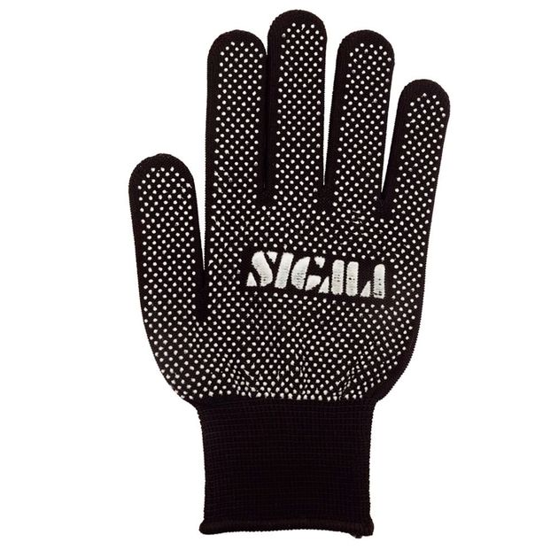 Перчатки трикотажные ПВХ, Микроточка (чёрные), 12 пар SIGMA, фото , изображение 4 | SNABZHENIE.com.ua Перчатки трикотажные ПВХ, Микроточка (чёрные), 12 пар SIGMA, фото , изображение 4 | SNABZHENIE.com.ua