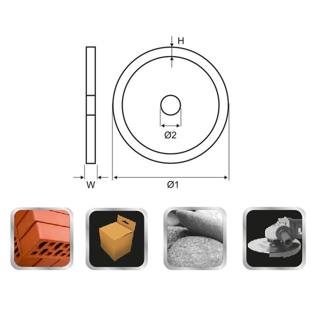 Круг алмазный сегментный шлифовальный 115мм (1 ряд), фото , изображение 2 | SNABZHENIE.com.ua Круг алмазный сегментный шлифовальный 115мм (1 ряд), фото , изображение 2 | SNABZHENIE.com.ua