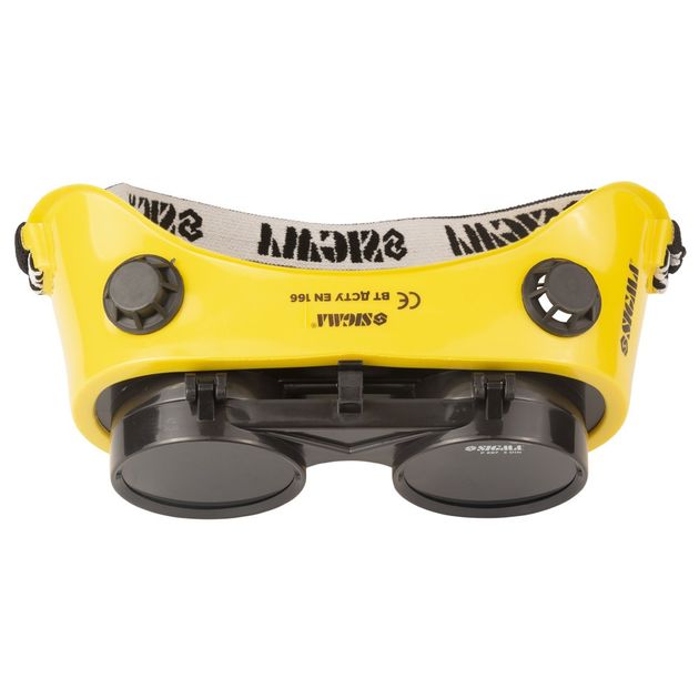 Очки сварщика SIGMA с откидными стеклами (круглые) 9413651, фото , изображение 3 | SNABZHENIE.com.ua
