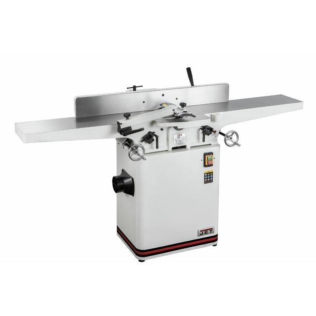 Фугувальний верстат JET JJ-8HH-M : 230В 2,1(1.5)кВт. вал HELICAL Ø=72мм, ш=20см, ножі 15х15х2 (2 М), фото , зображення 2 | SNABZHENIE.com.ua