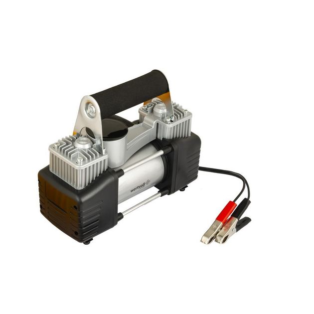 Двухпоршневой автомобильный компрессор WERTVOLL 12V 150 PSI 300Вт 85л/мин, фото  | SNABZHENIE.com.ua