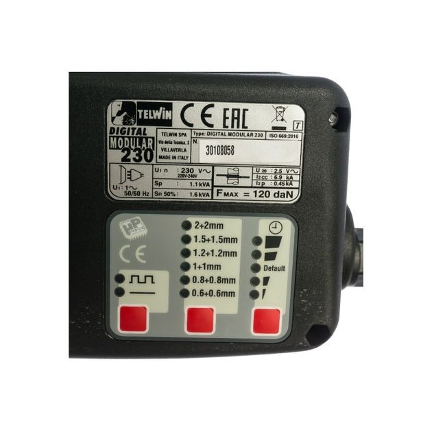 Аппарат точкової зварки Telwin DIGITAL MODULAR 230 230V, фото , зображення 4 | SNABZHENIE.com.ua Аппарат точкової зварки Telwin DIGITAL MODULAR 230 230V, фото , зображення 4 | SNABZHENIE.com.ua