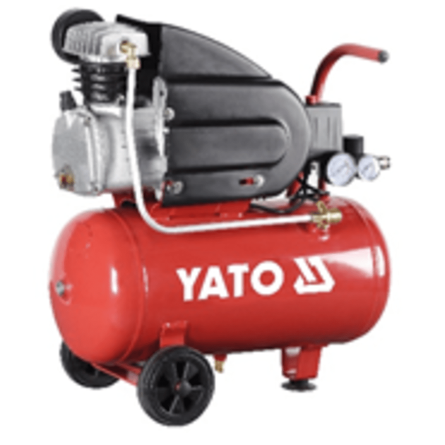 Компрессор YATO 230 В, 1,5 кВт, 8 Бар, 150 л/мин, ресивер 24 л YT-23230, фото  | SNABZHENIE.com.ua