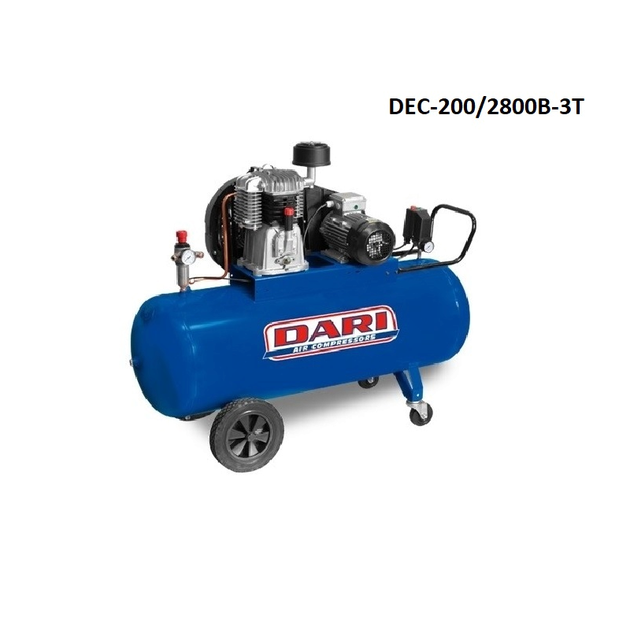 Компрессор DARI DEC 200/2800B-3M, ресивер 200 л, 330 л/мин, 220V, фото  | SNABZHENIE.com.ua