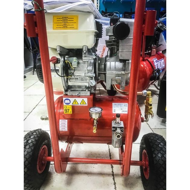 Компресор поршневий FIAC S1520 з двигуном HONDA, фото , зображення 7 | SNABZHENIE.com.ua