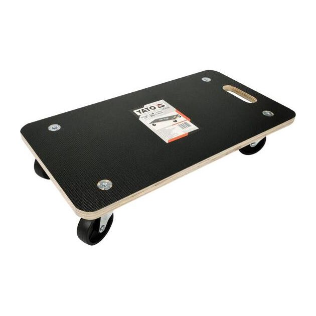 Платформенный візок YATO 575x300x18 мм, 4 колеса, нагрузка 200 кг, фото  | SNABZHENIE.com.ua